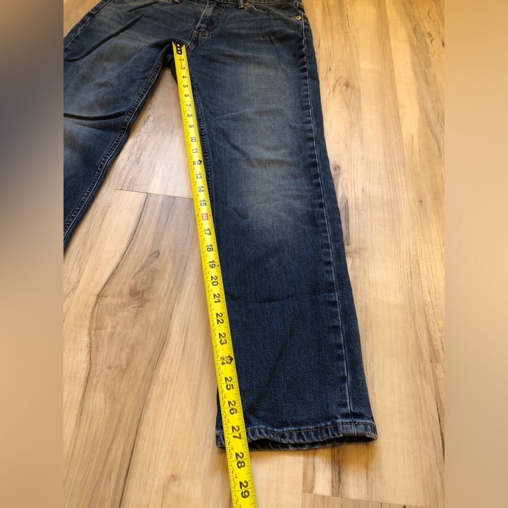 Levi's 18191 Men's Jeans 30 Blue Slim Straight Stretch Denim 27.5" Inseam - Picture 6 of 16